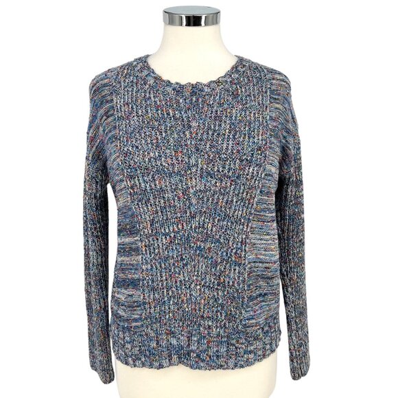 Rails Speckled Blue Elsa Sweater Multicolor Knit Long Sleeve Crewneck Size Small - Picture 1 of 12